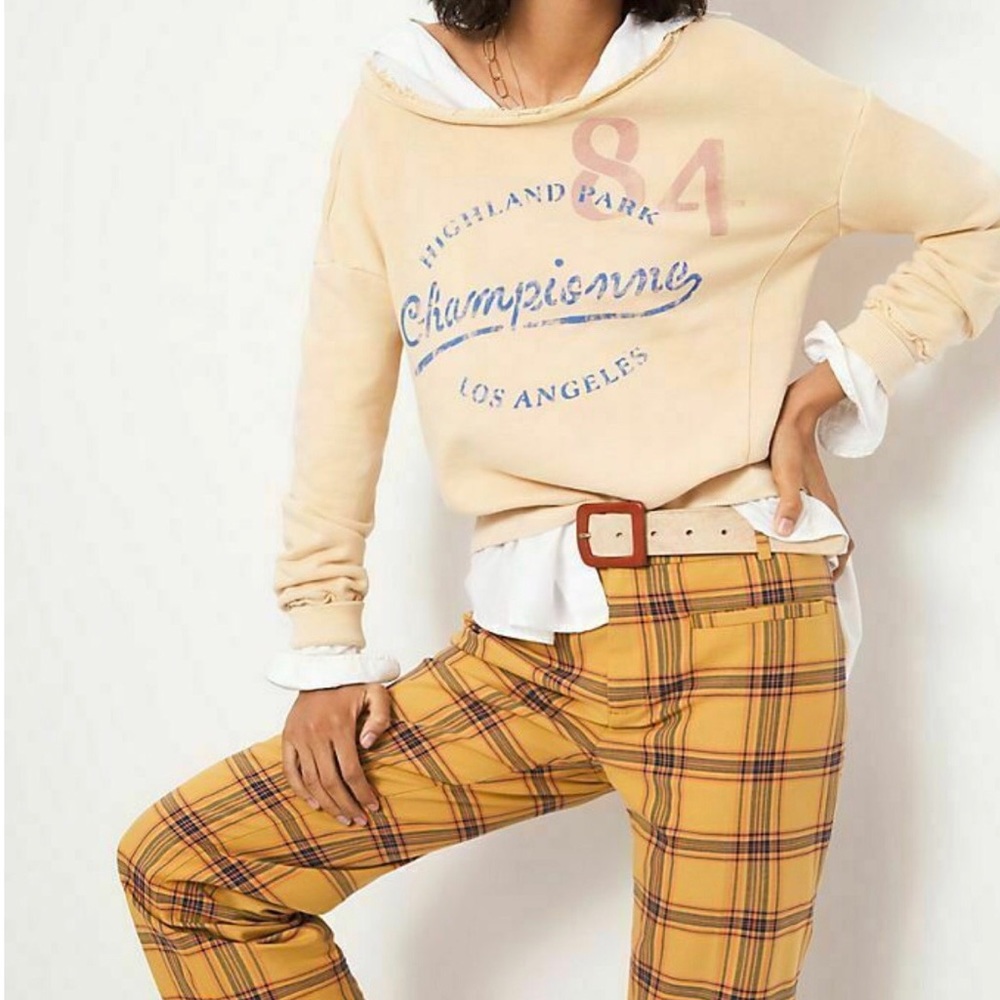 Anthropologie Maeve Highland Park Pullover Sweatshirt Size M